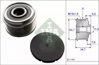 WILMINK GROUP wg1253781 -  Механизм свободного хода генератора